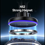 Supporto auto con ricarica wireless magnetica 15W per smartphone