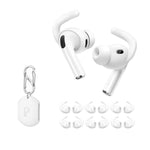 XDcase - 6 paia di copriorecchie sportivi antiscivolo in silicone con custodia e moschettone, For AirPods Pro 3