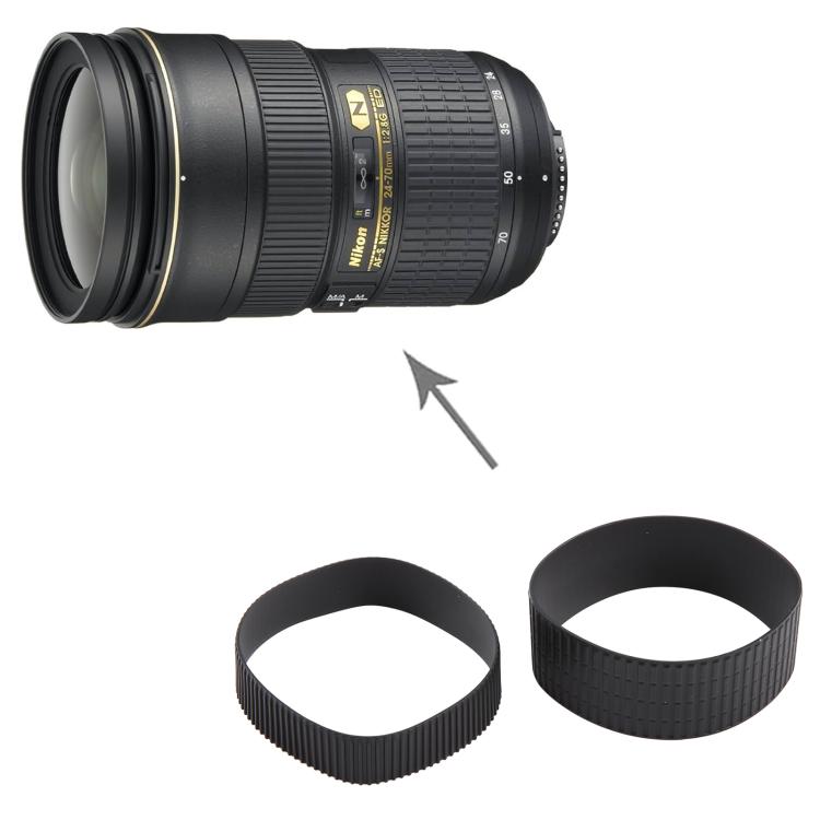 Set di impugnature con ghiera di messa a fuoco zoom per obiettivi fotografici, Zoom Focus Ring Grip Set