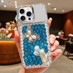 Custodia per telefono in acrilico fatta a mano con farfalla e strass di perle., For iPhone 17 Pro Max, For iPhone 17 Pro, For iPhone 17, For iPhone 16 Pro Max