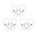 XDcase 3 paia di ganci auricolari sportivi antiscivolo in gomma morbida, For AirPods 3/2/1 & Pro 3/2/1