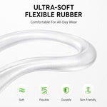 XDcase 3 paia di ganci auricolari sportivi antiscivolo in gomma morbida, For AirPods 3/2/1 & Pro 3/2/1