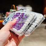 Custodia per telefono in acrilico realizzata a mano con perle, doppia farfalla e strass., For iPhone 15 Pro Max