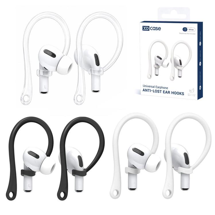 XDcase 3 paia di ganci auricolari sportivi antiscivolo in gomma morbida, For AirPods / Galaxy Buds