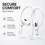 XDcase 3 paia di ganci auricolari sportivi antiscivolo in gomma morbida, For AirPods / Galaxy Buds