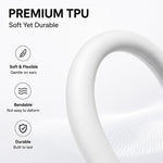 XDcase 3 paia di ganci auricolari sportivi antiscivolo in gomma morbida, For AirPods / Galaxy Buds