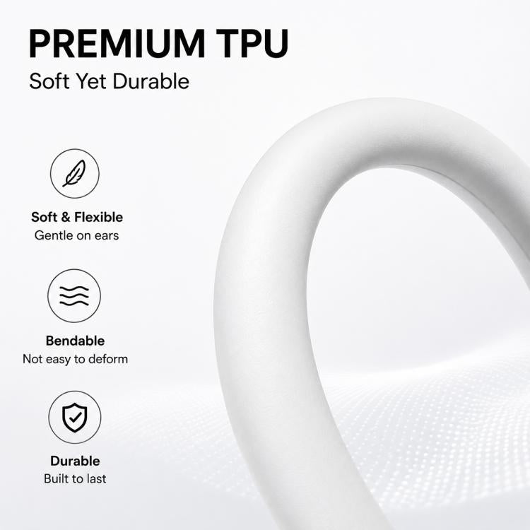 XDcase 3 paia di ganci auricolari sportivi antiscivolo in gomma morbida, For AirPods / Galaxy Buds