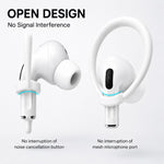 XDcase 3 paia di ganci auricolari sportivi antiscivolo in gomma morbida, For AirPods / Galaxy Buds
