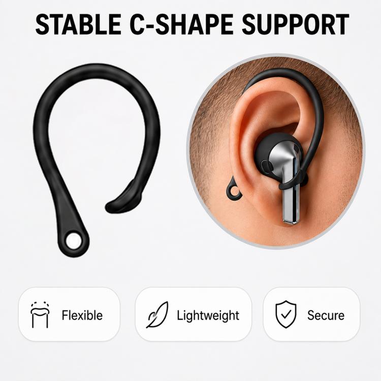 Set combinato di copriorecchie sportivi antiscivolo in silicone XDcase, ganci per le orecchie e cinturino anti-smarrimento, For Galaxy Buds3 Pro