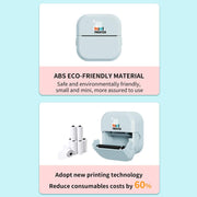 P1 Mini Portable Inkless Thermal Bluetooth Printer Export Version