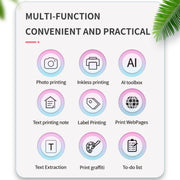 P1 Mini Portable Inkless Thermal Bluetooth Printer Export Version