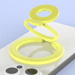 Supporto magnetico per telefono con fibbia ad anello girevole a 360 gradi, dal design colorato e multifunzionale.