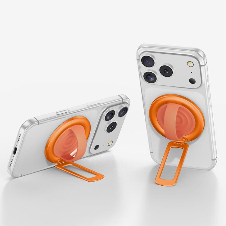 Supporto magnetico girevole per telefono con fibbia ad anello in silicone liquido