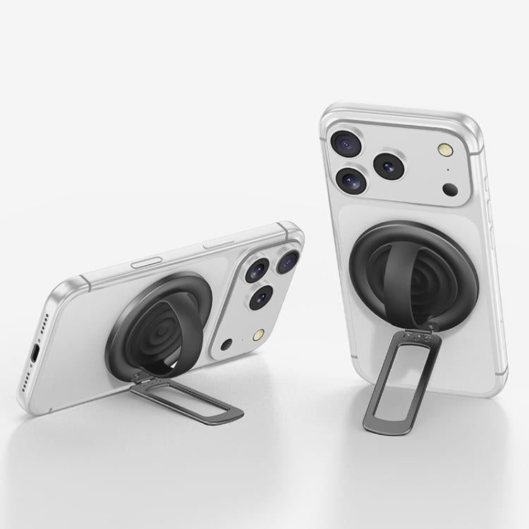 Supporto magnetico girevole per telefono con fibbia ad anello in silicone liquido