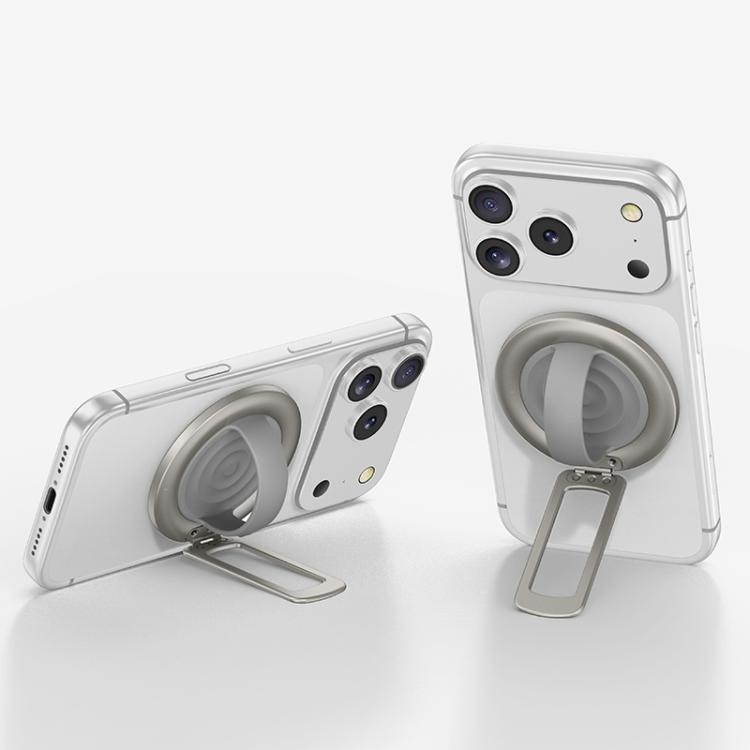 Supporto magnetico girevole per telefono con fibbia ad anello in silicone liquido