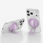 Supporto magnetico girevole per telefono con fibbia ad anello in silicone liquido