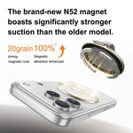 Supporto magnetico girevole per telefono con fibbia ad anello in silicone liquido