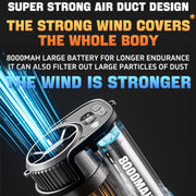 DSF110 High Speed ??Motor Waist Fan with LED Light