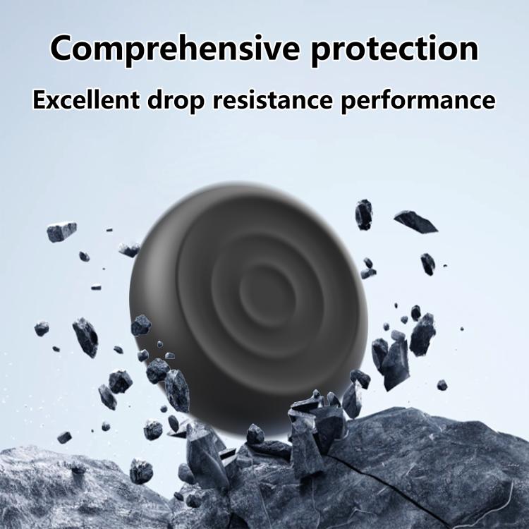 Cover protettiva in silicone adesivo impermeabile con foro laterale e texture a onda., For AirTag 2nd Gen / AirTag 1st Gen