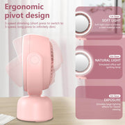 F2 Makeup Mirror Beauty Fill Light Desktop Fan