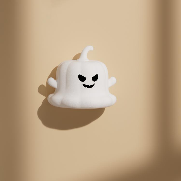 ZHL002 Luce notturna in silicone a forma di zucca fantasma