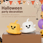ZHL002 Luce notturna in silicone a forma di zucca fantasma