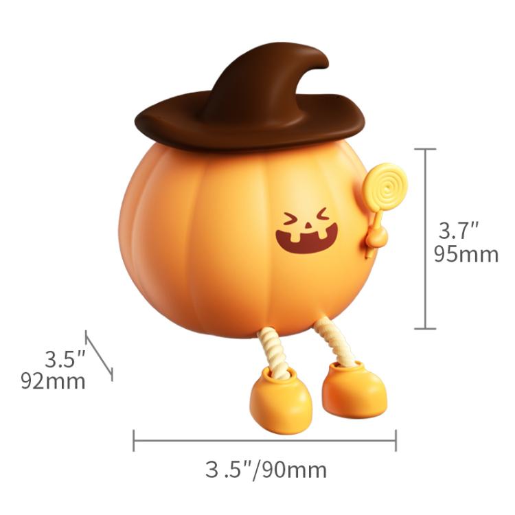 ZHL003 Luce notturna in silicone a forma di zucca magica