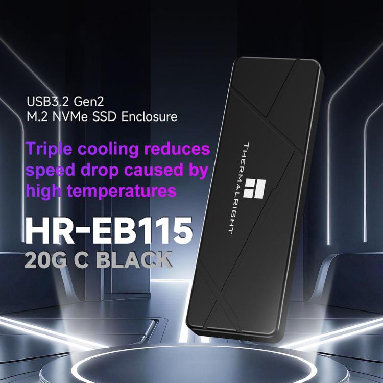 Thermalright HR-EB115 Custodia M.2 NVMe SSD USB 3.2 Gen2