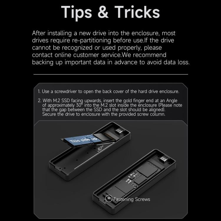 Thermalright HR-EB115 Custodia M.2 NVMe SSD USB 3.2 Gen2