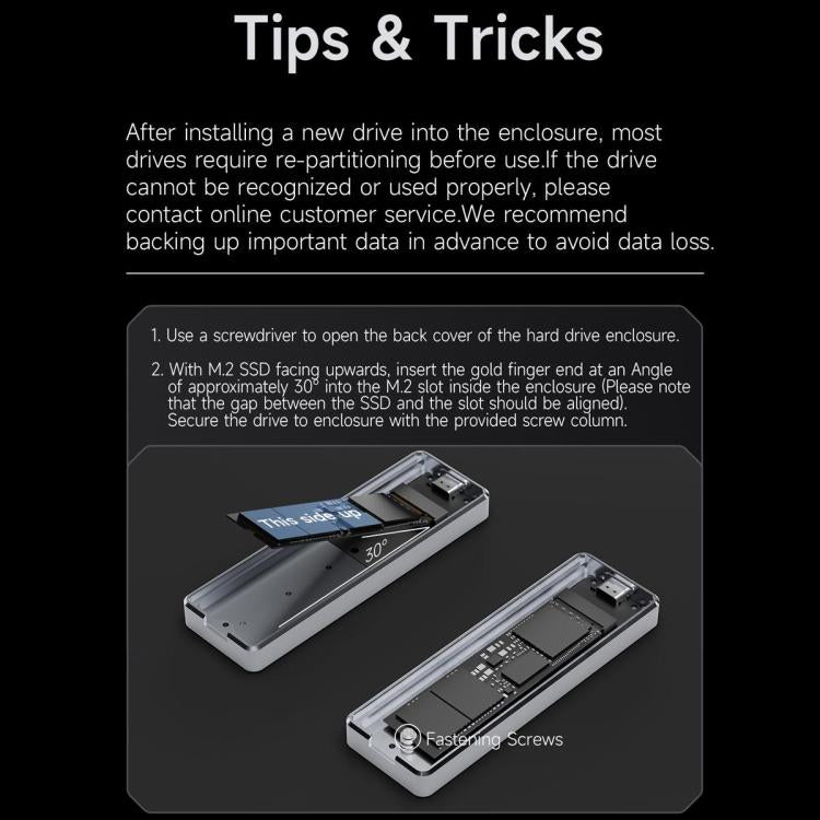 Thermalright HR-EB115 Custodia M.2 NVMe SSD USB 3.2 Gen2