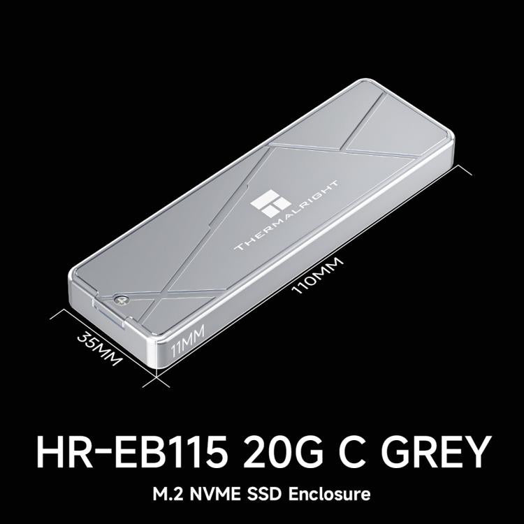 Thermalright HR-EB115 Custodia M.2 NVMe SSD USB 3.2 Gen2