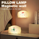 ZHL001S Cuscino natalizio in silicone con luce notturna
