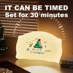 ZHL001S Cuscino natalizio in silicone con luce notturna
