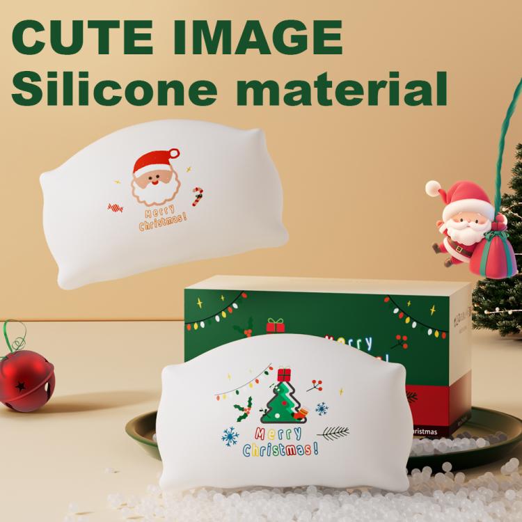 ZHL001S Cuscino natalizio in silicone con luce notturna