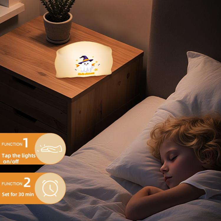 ZHL001W Cuscino di Halloween con luce notturna in silicone