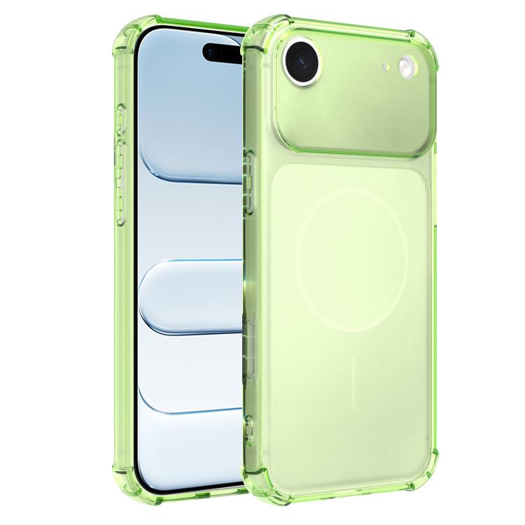 Si trasforma in una custodia per telefono antiurto in TPU con ampia finestra e airbag satinato da 17 pollici., For iPhone 17 Pro Max, For iPhone 17 Pro, For iPhone 17, For iPhone Air