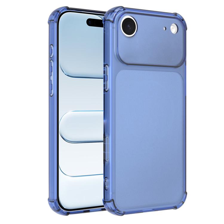 Si trasforma in una custodia per telefono antiurto in TPU con ampia finestra e airbag satinato da 17 pollici., For iPhone 17 Pro Max, For iPhone 17 Pro, For iPhone 17, For iPhone Air