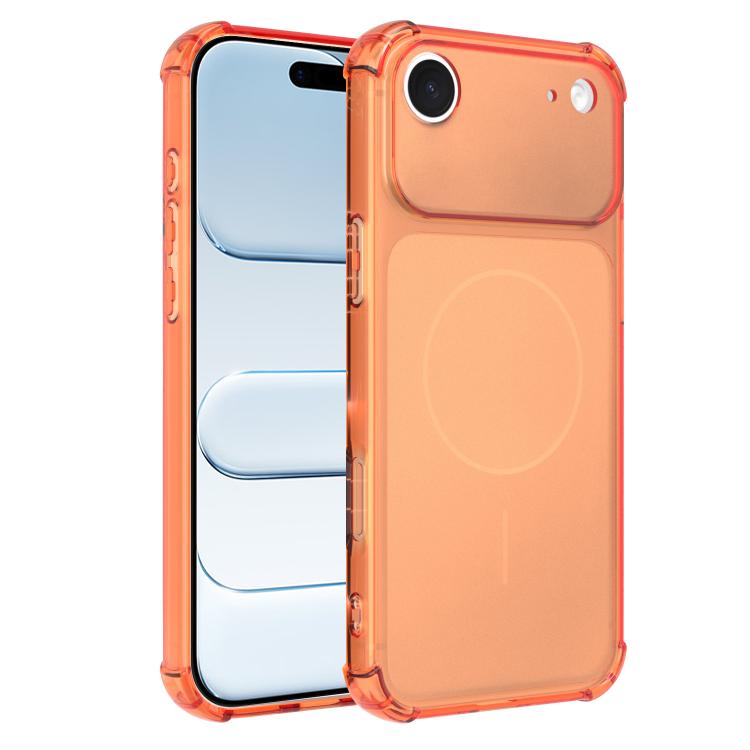 Si trasforma in una custodia per telefono antiurto in TPU con ampia finestra e airbag satinato da 17 pollici., For iPhone 17 Pro Max, For iPhone 17 Pro, For iPhone 17, For iPhone Air