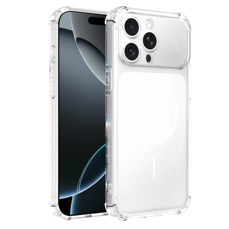 Si trasforma in una custodia per telefono antiurto in TPU con ampia finestra e airbag satinato da 17 pollici., For iPhone 16 Pro Max, For iPhone 16 Pro, For iPhone 16 Plus, For iPhone 16