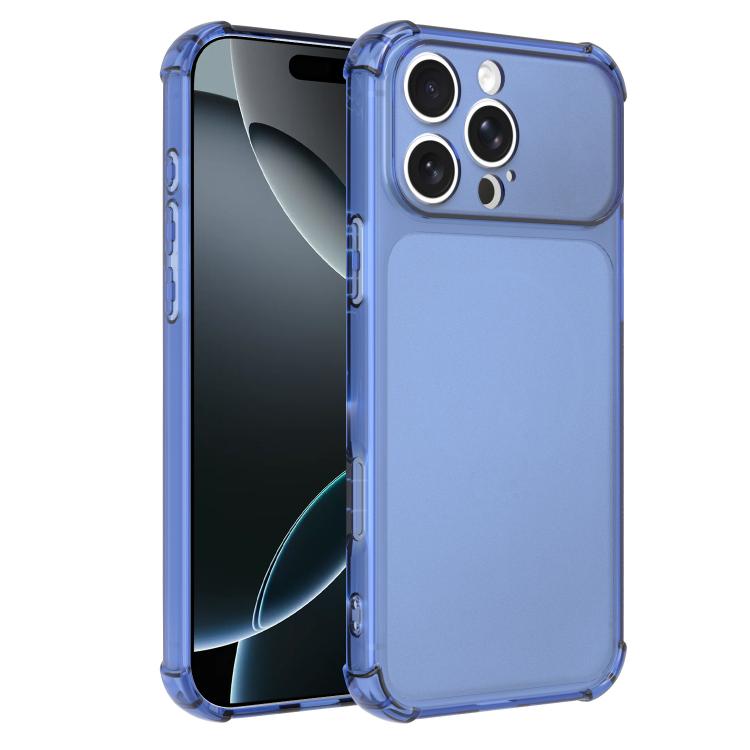 Si trasforma in una custodia per telefono antiurto in TPU con ampia finestra e airbag satinato da 17 pollici., For iPhone 16 Pro Max, For iPhone 16 Pro, For iPhone 16 Plus, For iPhone 16