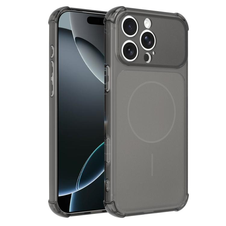Si trasforma in una custodia per telefono antiurto in TPU con ampia finestra e airbag satinato da 17 pollici., For iPhone 16 Pro Max, For iPhone 16 Pro, For iPhone 16 Plus, For iPhone 16