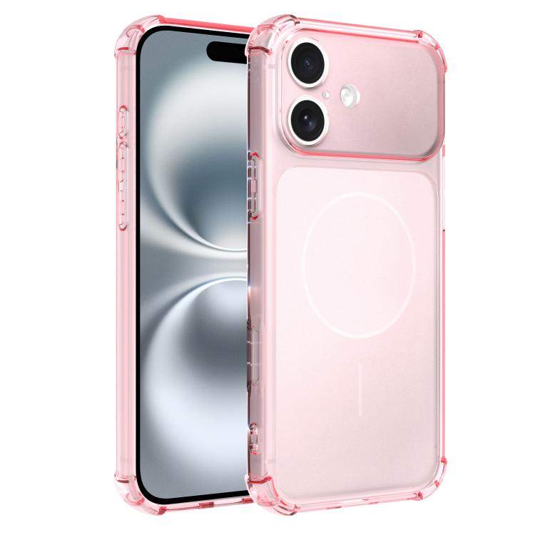Si trasforma in una custodia per telefono antiurto in TPU con ampia finestra e airbag satinato da 17 pollici., For iPhone 16 Pro Max, For iPhone 16 Pro, For iPhone 16 Plus, For iPhone 16