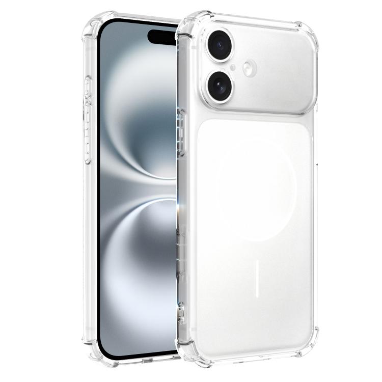Si trasforma in una custodia per telefono antiurto in TPU con ampia finestra e airbag satinato da 17 pollici., For iPhone 16 Pro Max, For iPhone 16 Pro, For iPhone 16 Plus, For iPhone 16