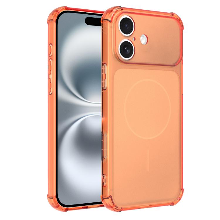 Si trasforma in una custodia per telefono antiurto in TPU con ampia finestra e airbag satinato da 17 pollici., For iPhone 16 Pro Max, For iPhone 16 Pro, For iPhone 16 Plus, For iPhone 16