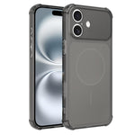 Si trasforma in una custodia per telefono antiurto in TPU con ampia finestra e airbag satinato da 17 pollici., For iPhone 16 Pro Max, For iPhone 16 Pro, For iPhone 16 Plus, For iPhone 16