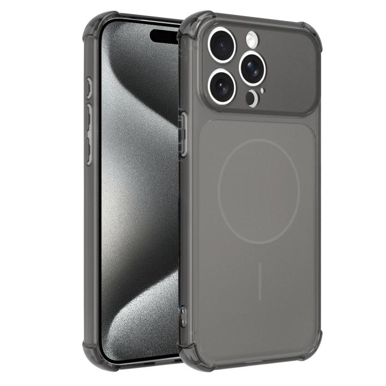 Si trasforma in una custodia per telefono antiurto in TPU con ampia finestra e airbag satinato da 17 pollici., For iPhone 15 Pro Max, For iPhone 15 Pro, For iPhone 15 Plus, For iPhone 15