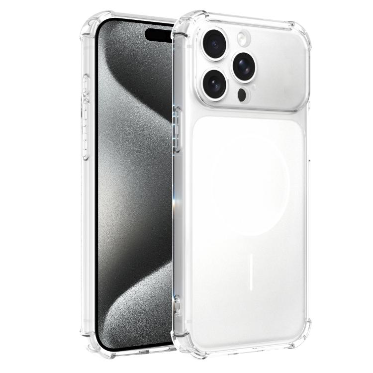 Si trasforma in una custodia per telefono antiurto in TPU con ampia finestra e airbag satinato da 17 pollici., For iPhone 15 Pro Max, For iPhone 15 Pro, For iPhone 15 Plus, For iPhone 15