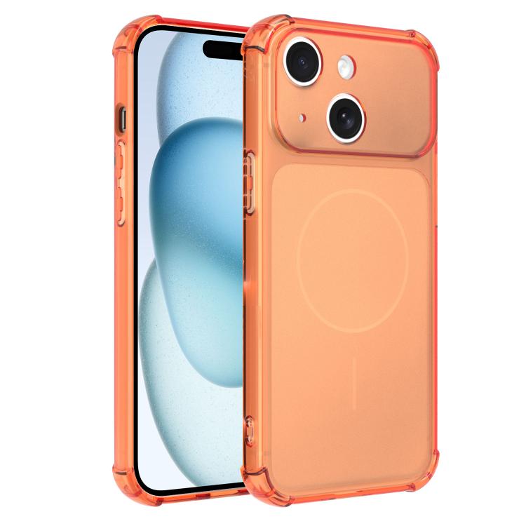 Si trasforma in una custodia per telefono antiurto in TPU con ampia finestra e airbag satinato da 17 pollici., For iPhone 15 Pro Max, For iPhone 15 Pro, For iPhone 15 Plus, For iPhone 15