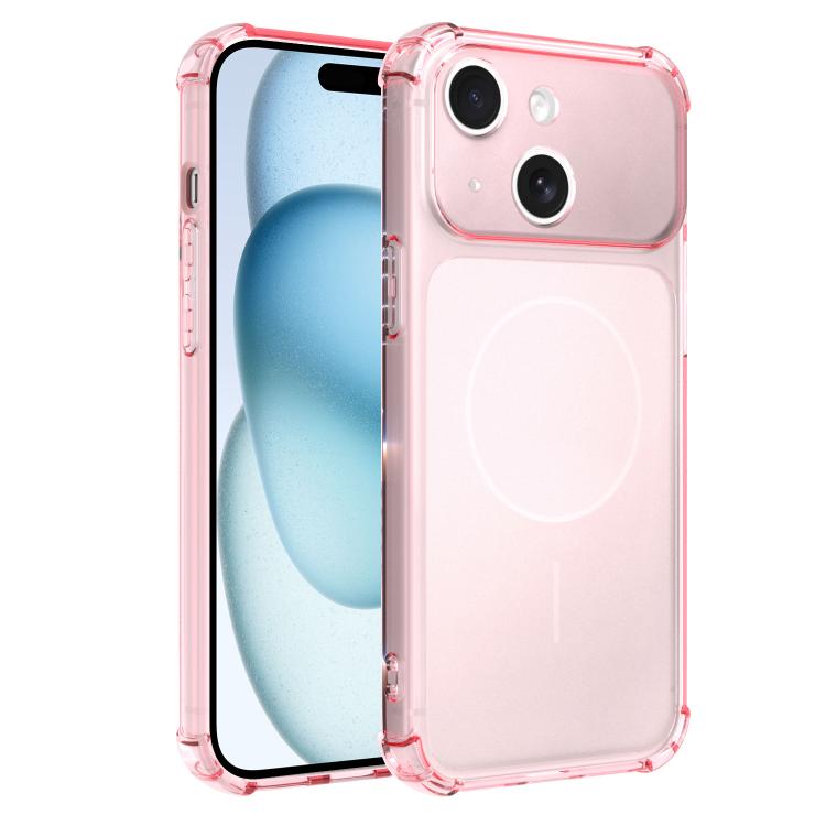 Si trasforma in una custodia per telefono antiurto in TPU con ampia finestra e airbag satinato da 17 pollici., For iPhone 15 Pro Max, For iPhone 15 Pro, For iPhone 15 Plus, For iPhone 15