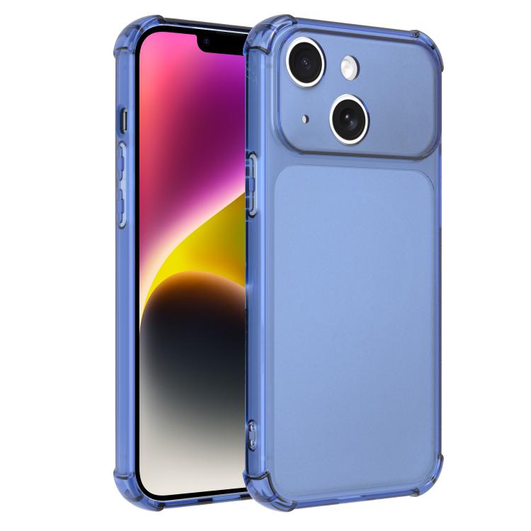 Si trasforma in una custodia per telefono antiurto in TPU con ampia finestra e airbag satinato da 17 pollici., For iPhone 14 Plus, For iPhone 14, For iPhone 14 Pro, For iPhone 14 Pro Max